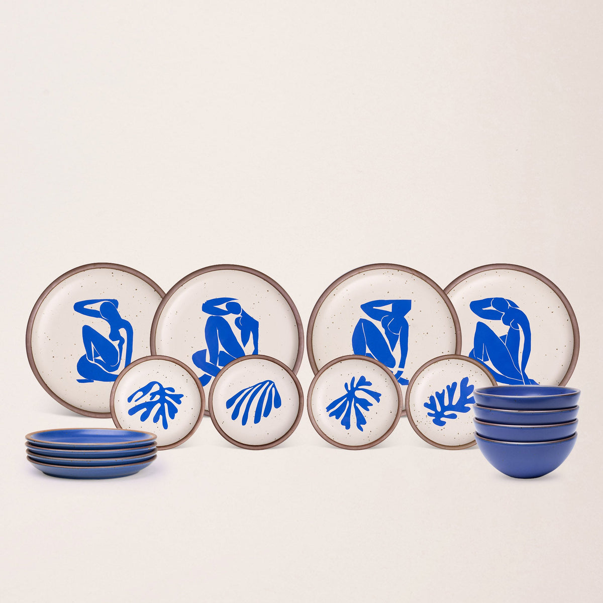 Matisse 16-Piece Dinnerware Set, Late Cut-Outs