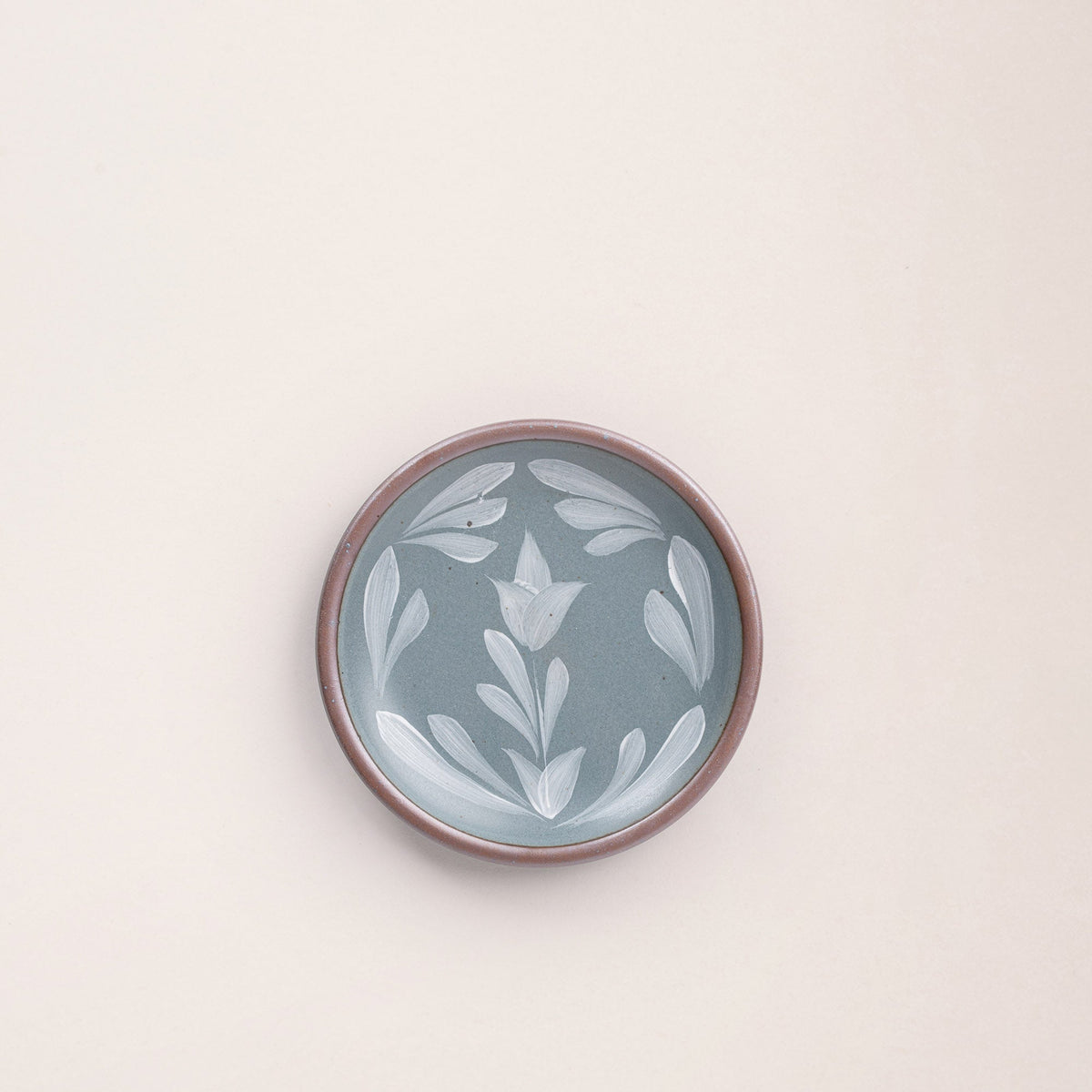 Hand Painted Cake Plate, Tulip Crown