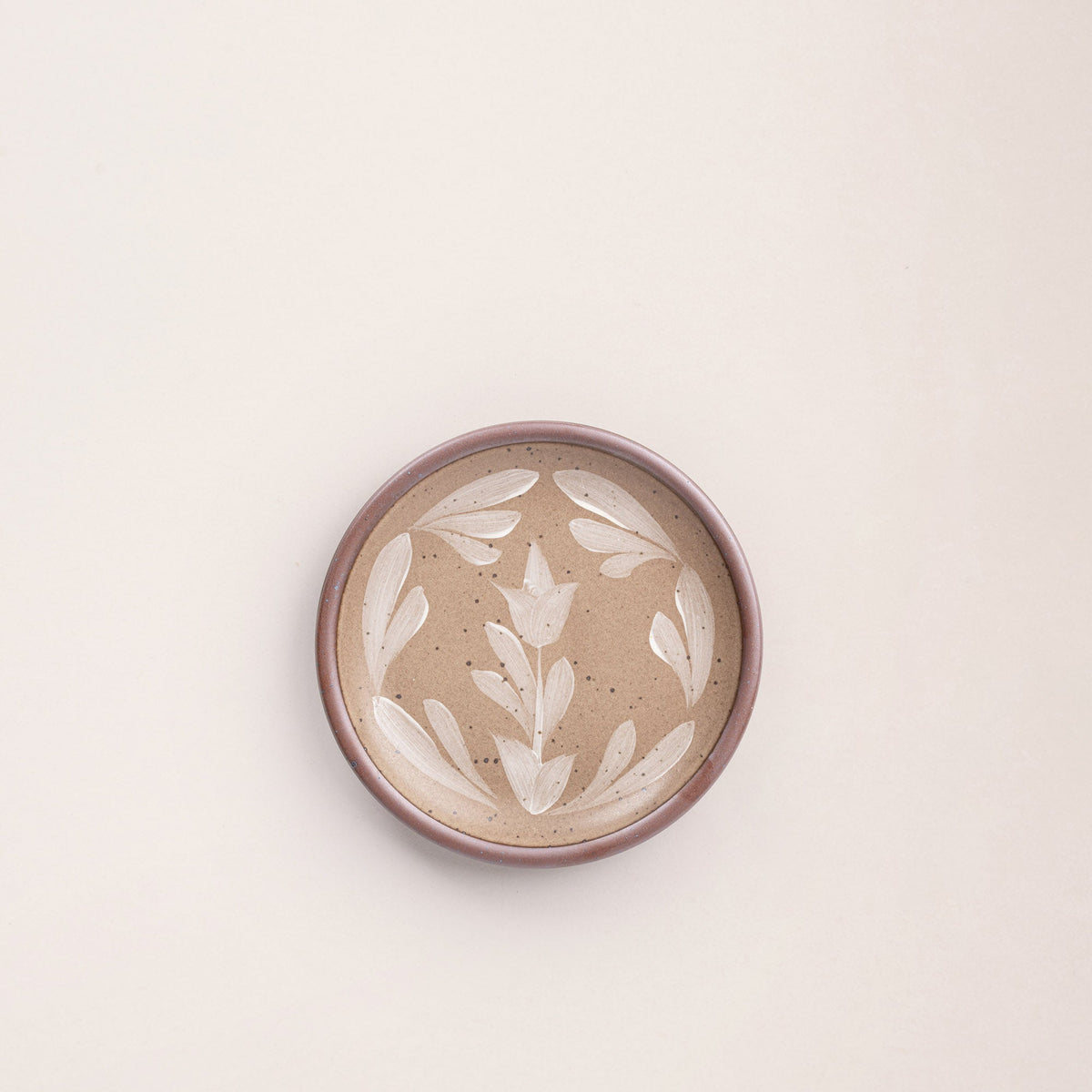 Hand Painted Cake Plate, Tulip Crown