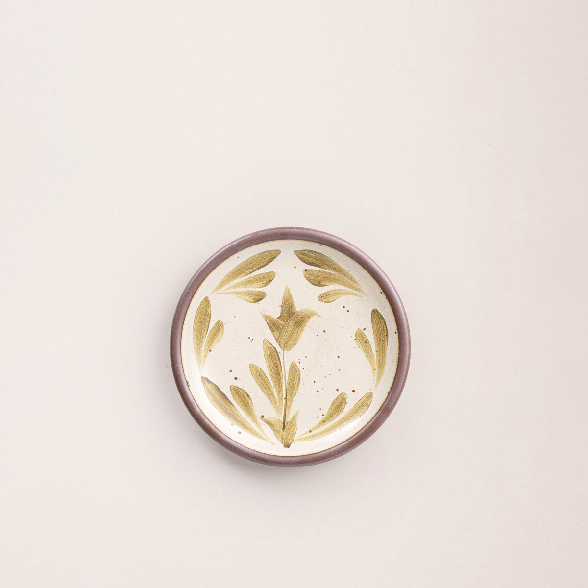 Hand Painted Cake Plate, Tulip Crown
