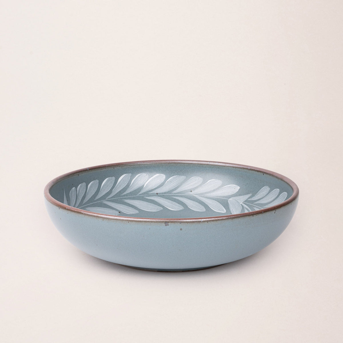 Hand Painted Weeknight Serving Bowl, Tulip Crown