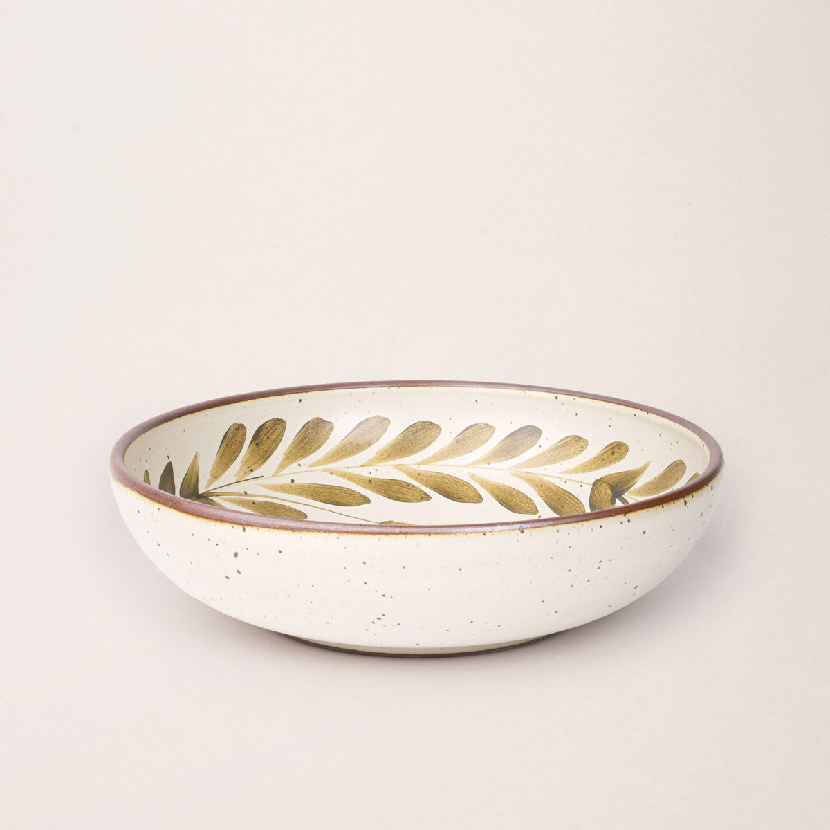Hand Painted Weeknight Serving Bowl, Tulip Crown