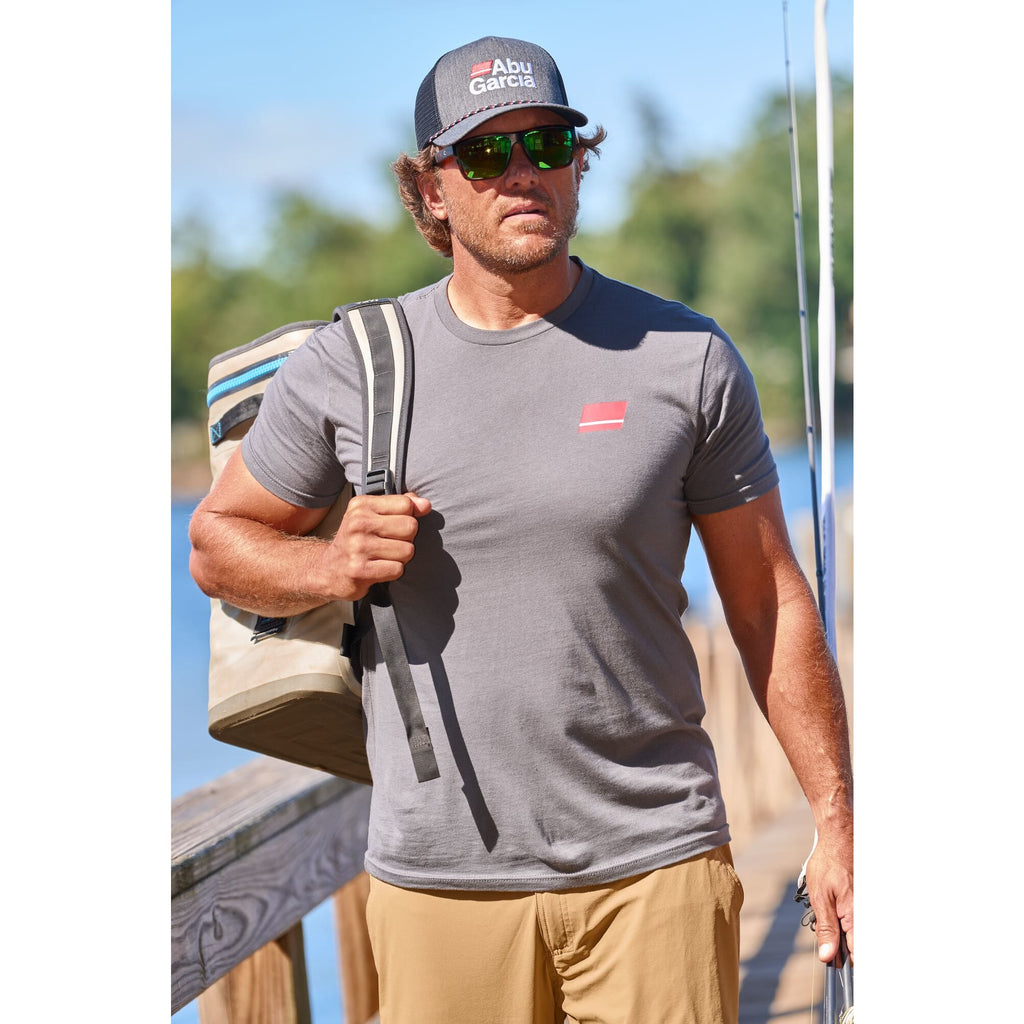 Abu Garcia Stacked Logo Heather Rope Trucker