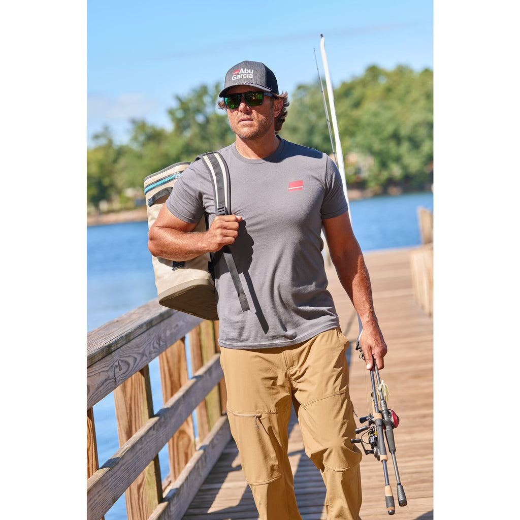 Abu Garcia Stacked Logo Heather Rope Trucker