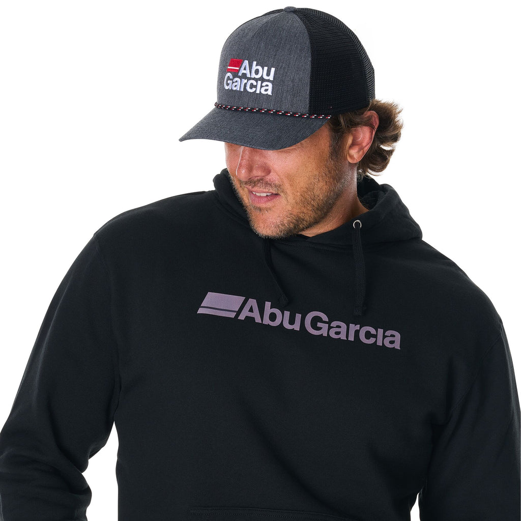 Abu Garcia Stacked Logo Heather Rope Trucker