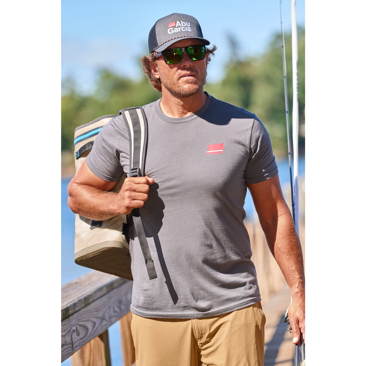 Abu Garcia Stacked Logo Tee