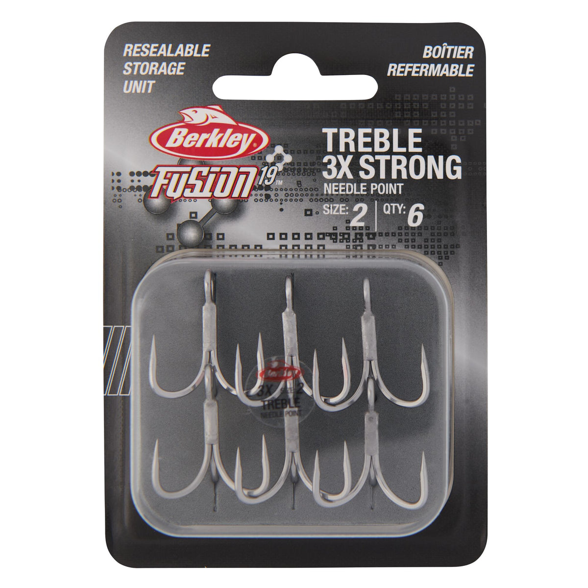 Berkley Fusion19™ Treble 3x Hooks