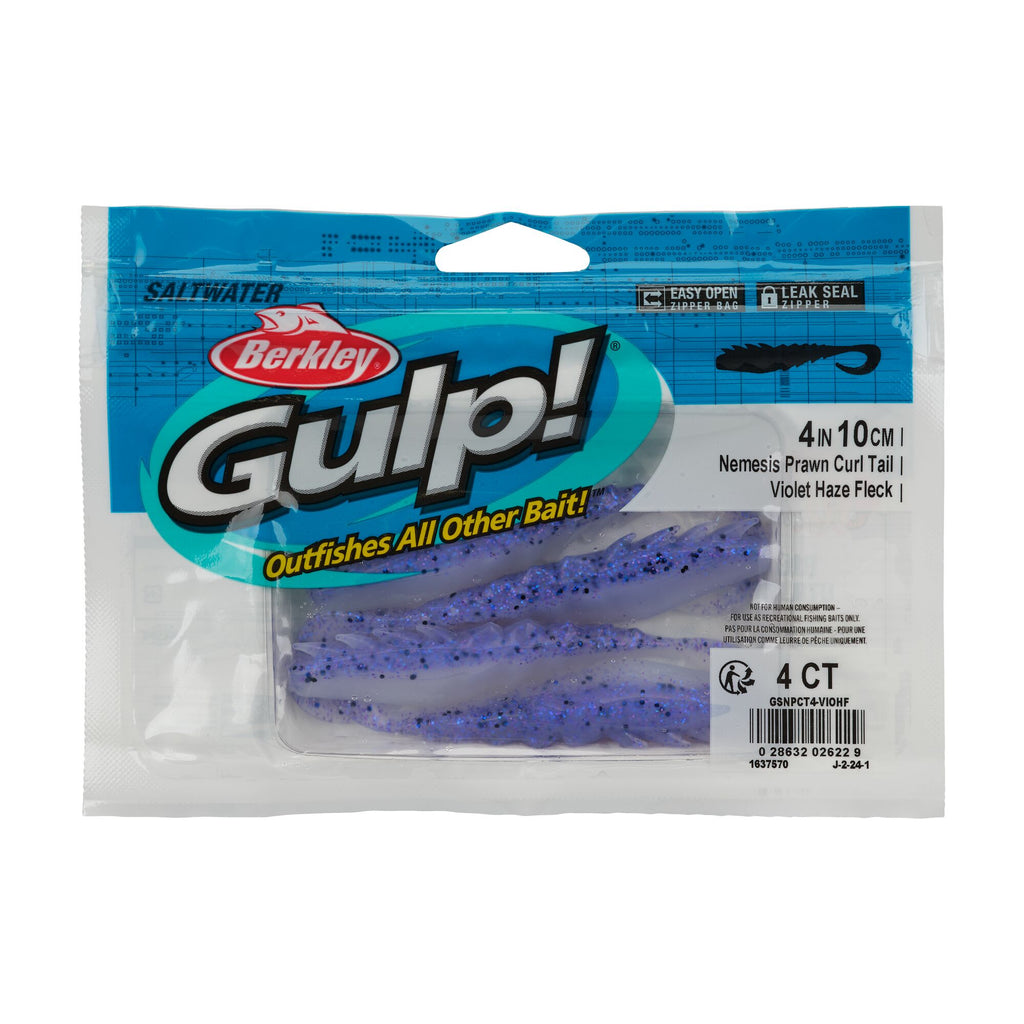 Berkley Gulp!® Saltwater Nemesis Prawn Curl Tail