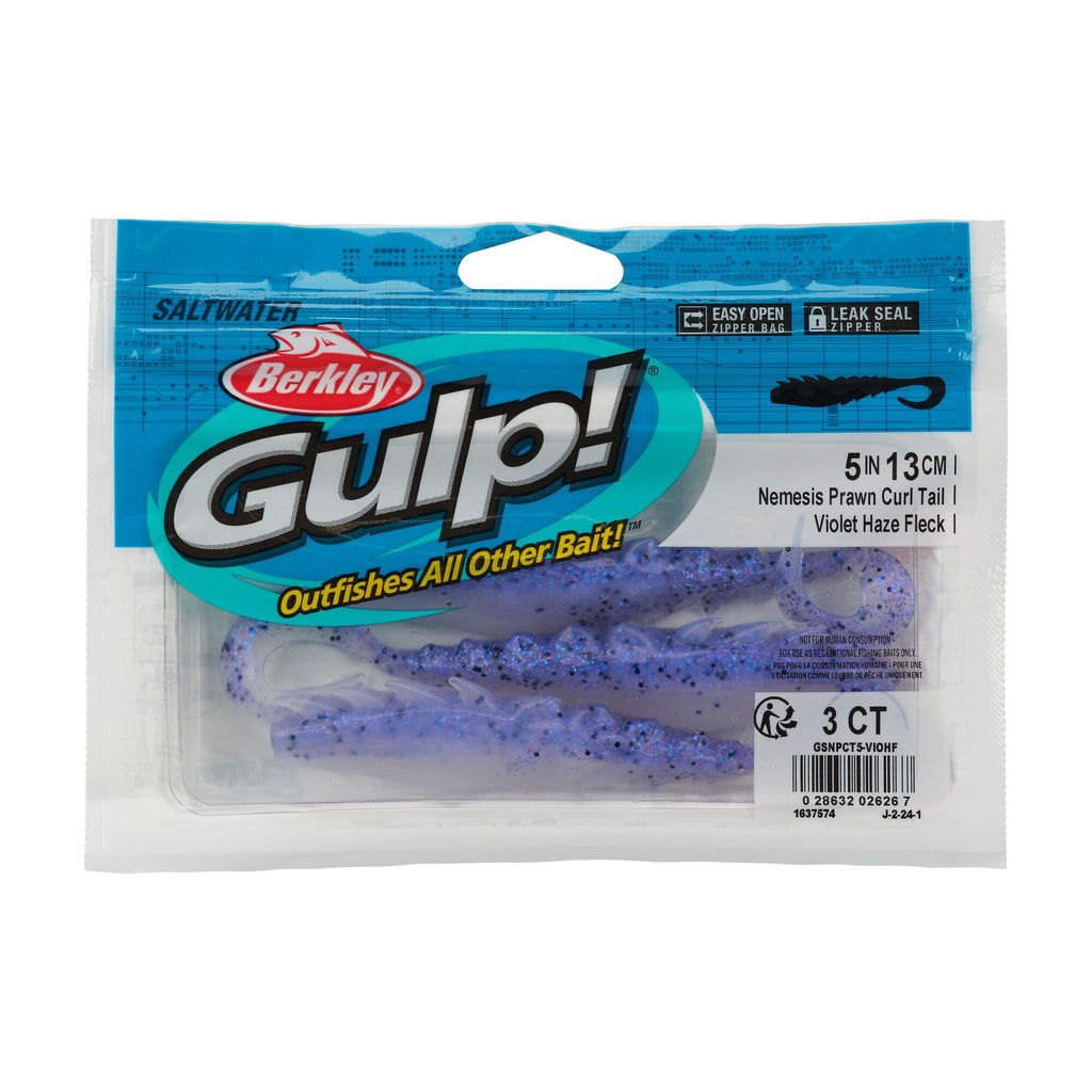 Berkley Gulp!® Saltwater Nemesis Prawn Curl Tail