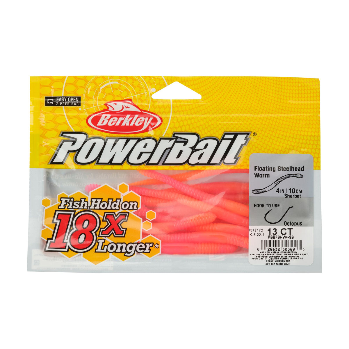 Berkley PowerBait® Floating Steelhead Worm