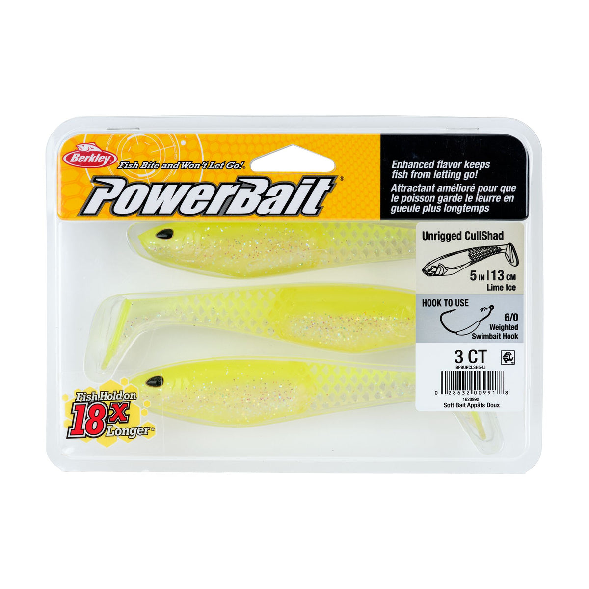 Berkley PowerBait® Unrigged CullShad