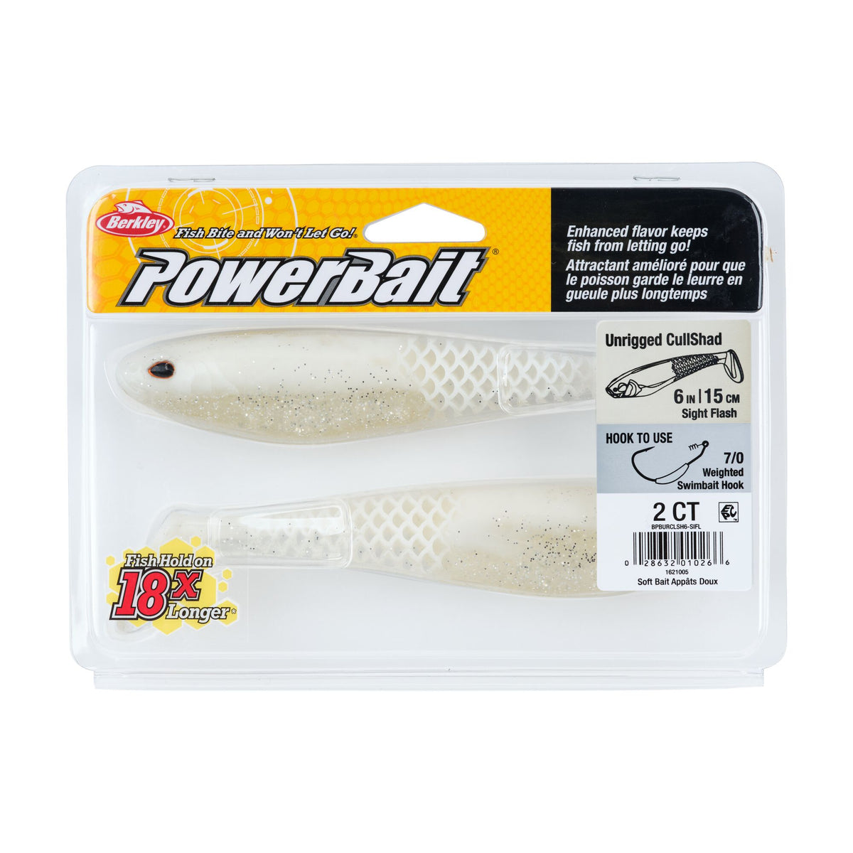 Berkley PowerBait® Unrigged CullShad