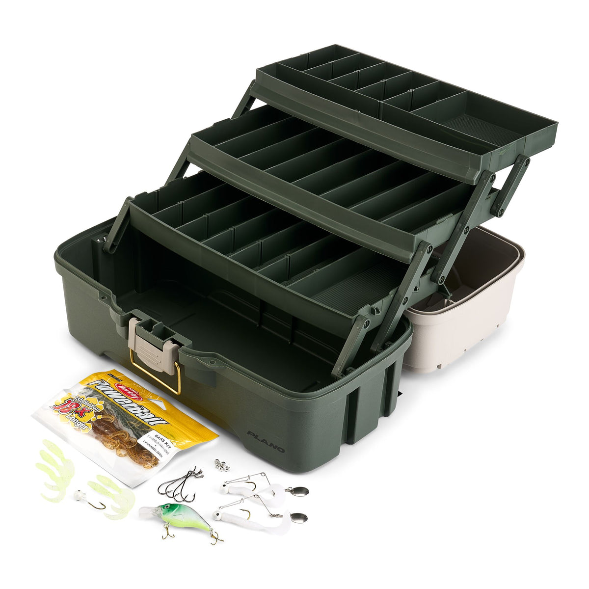 Plano Three-Tray Tackle Box Bass Kit