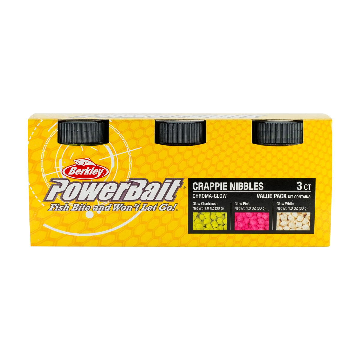 Berkley PowerBait®ChromaGlow Crappie Nibble Asst