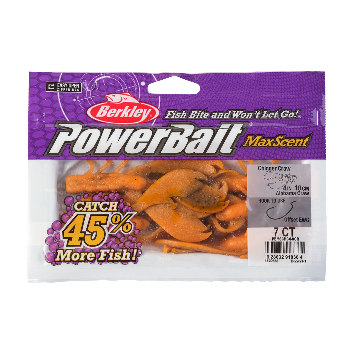 Berkley PowerBait® MaxScent Chigger Craw
