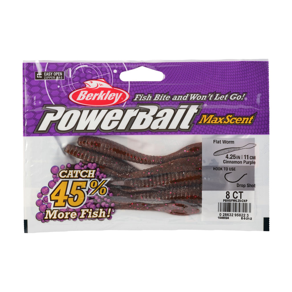 Berkley PowerBait® MaxScent Flat Worm