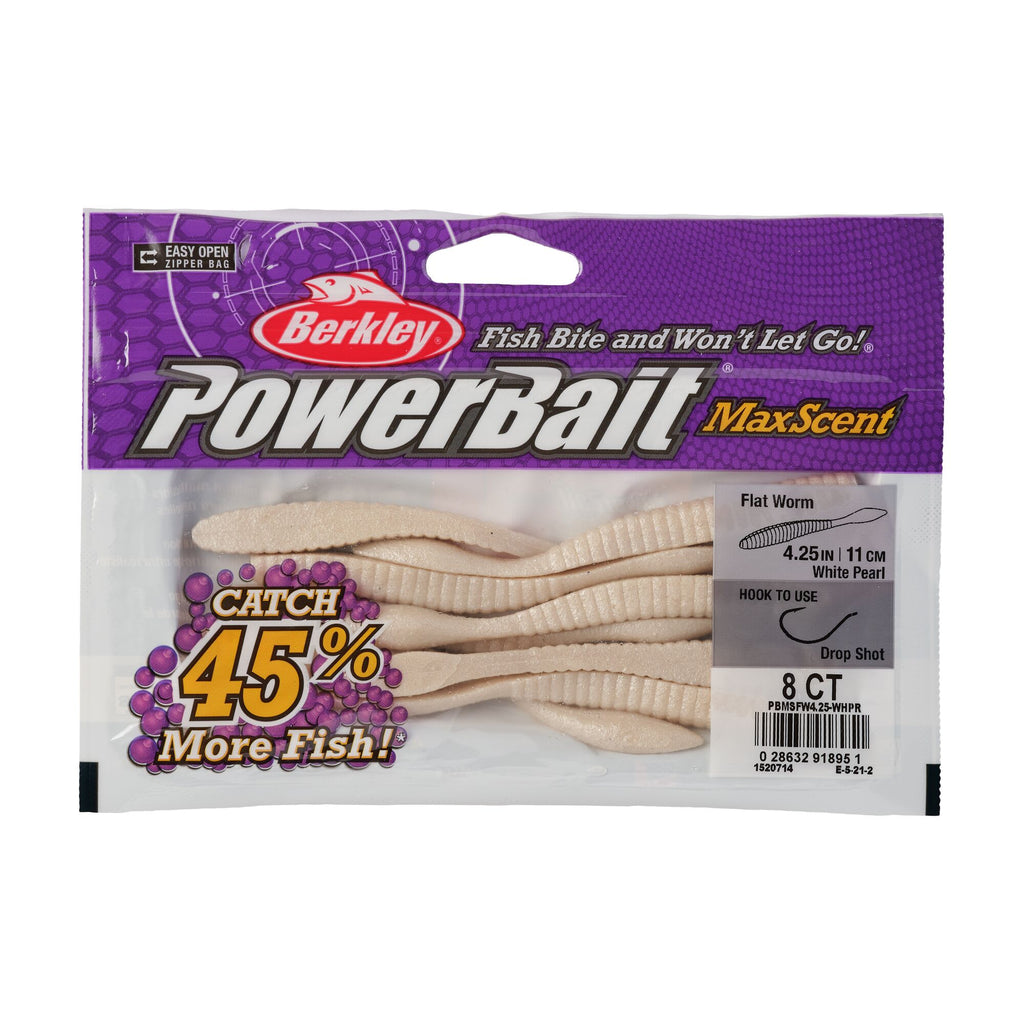 Berkley PowerBait® MaxScent Flat Worm