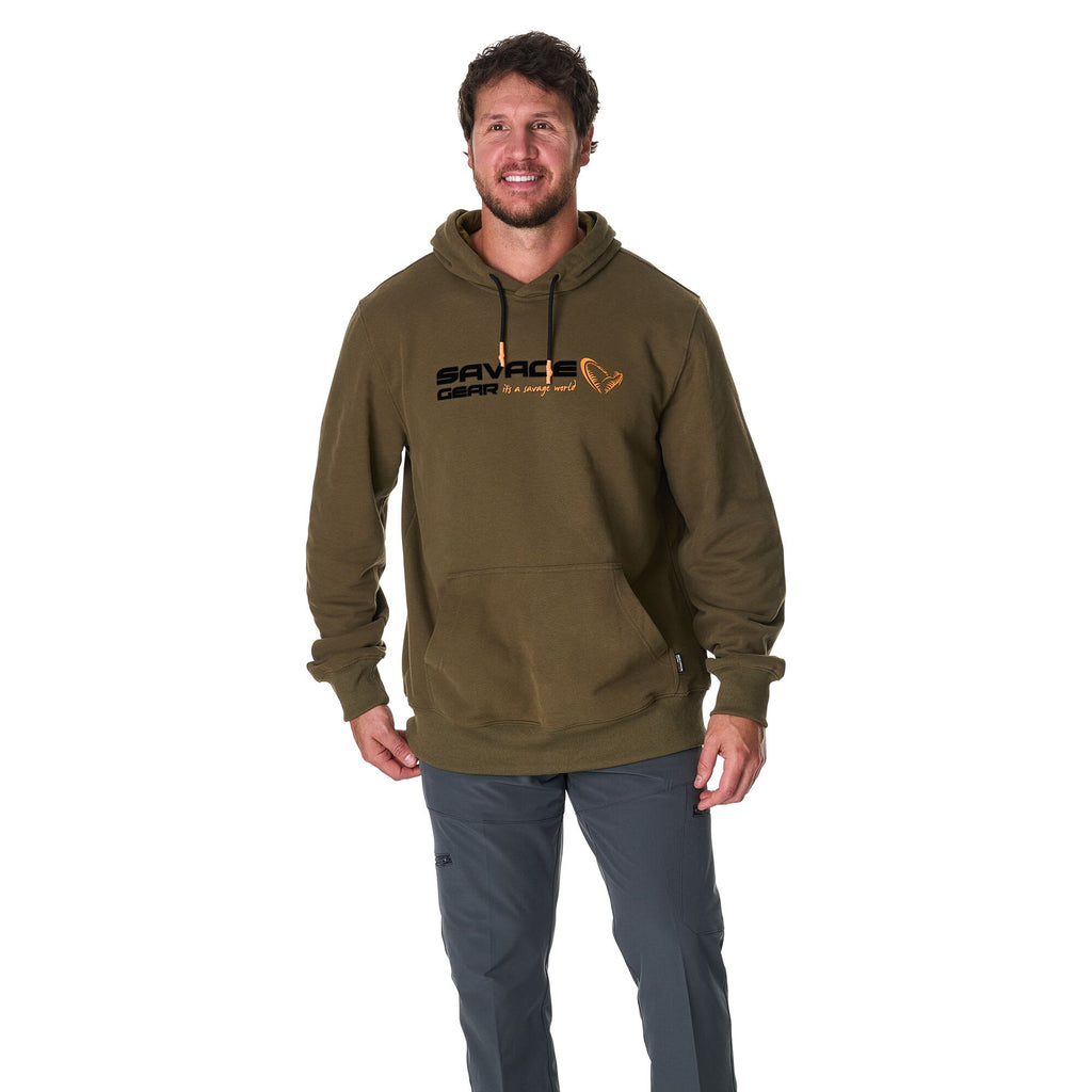 Savage Gear Logo Fleece Pullover Hoodie