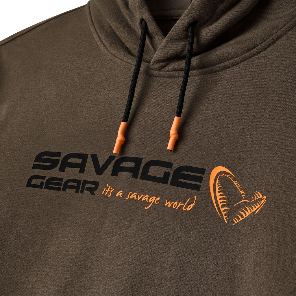 Savage Gear Logo Fleece Pullover Hoodie