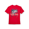 Ugly Stik Bass Flag Americana T-Shirt