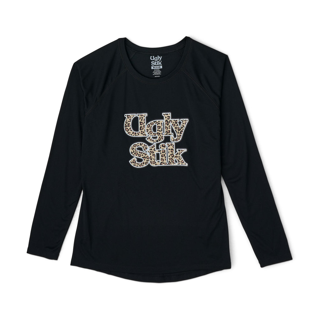Ugly Stik Women's Cheetah Print Logo UPF Shirt